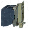 Imagem de Bloco luminoso com corpo/colar de fixacao metal azul para lampada BA9s = 250 V 1 NO + 1 NC