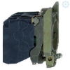Imagem de Bloco luminoso com corpo/colar de fixacao metal azul para lampada BA9s = 250 V 1 NO + 1 NC