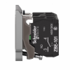 Imagem de Bloco luminoso com corpo/colar de fixacao metal azul para lampada BA9s = 250 V 1 NO + 1 NC