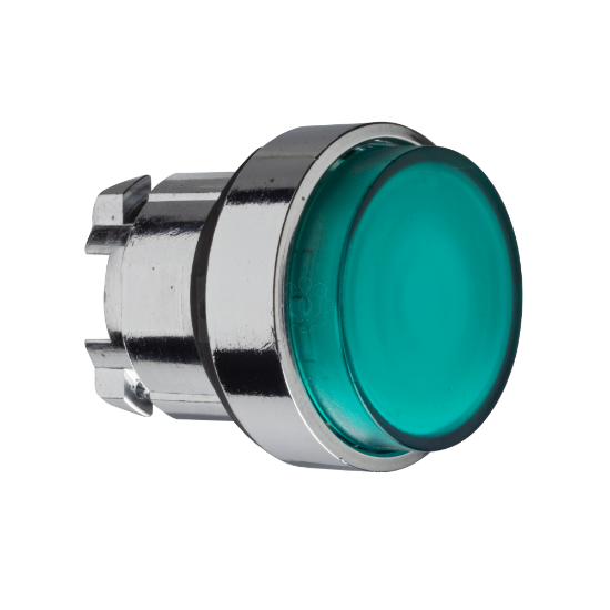 Imagem de Cabeca de botao de pressao iluminada - o 22 - verde