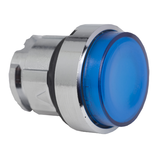 Imagem de Cabeca de botao de pressao iluminada - o 22 - azul