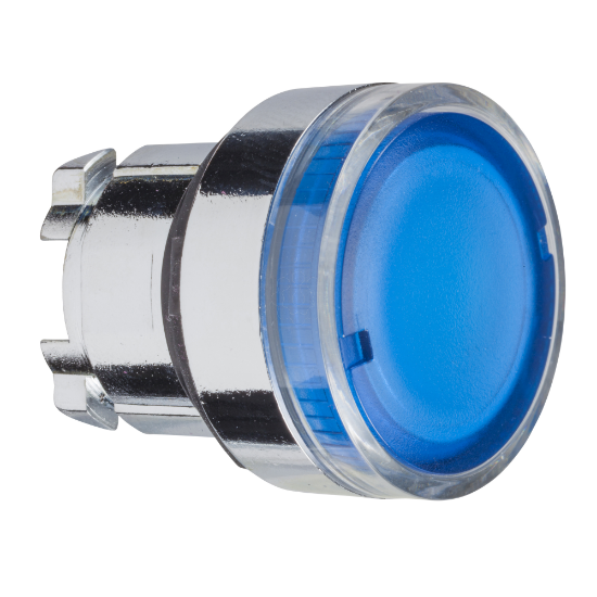 Imagem de Cabeca de botao de pressao iluminada - o 22 - azul