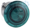 Imagem de Cabeca de botao de pressao iluminada o 40 - empurrar-puxar - o 22 - verde