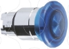 Imagem de Cabeca de botao de pressao iluminada o 40 - empurrar-puxar -o 22 - azul