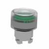 Imagem de Cabeca de botao de pressao iluminada - o 22 - verde - com calco