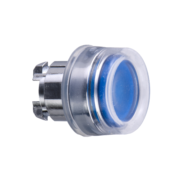 Imagem de Cabeca de botao de pressao iluminada - o 22 - azul - com calco