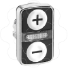 Imagem de Branco   flush/branco   flush illuminated double-headed pushbutton o22 with marking