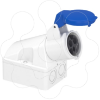 Imagem de PratiKa industrial socket - 16 A - 2P + E - 200...250 V AC - IP44