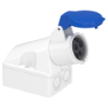 Imagem de PratiKa industrial socket - 16 A - 2P + E - 200...250 V AC - IP44