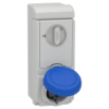 Imagem de Unika interlocked socket - 32 A - 2P + E - 200...250 V AC - IP65 - wall