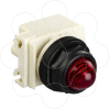 Imagem de Luz led completa 24v de plastico vermelho