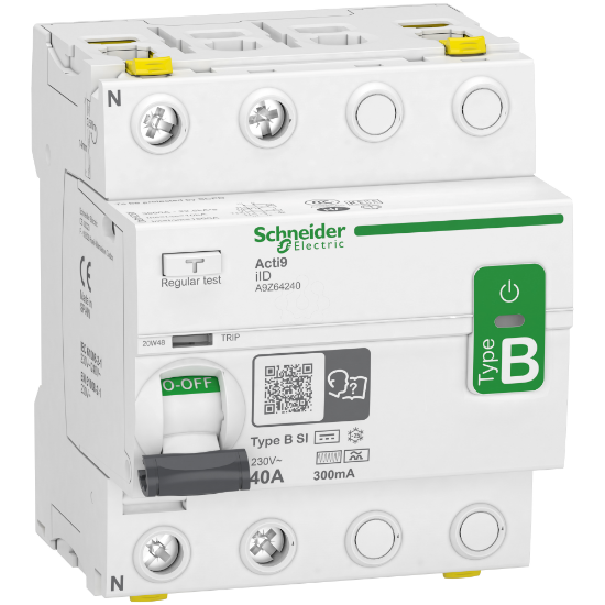 Imagem de Acti9 iID - Interruptor diferencial - 2P - 40A - 300mA - Classe B-SI