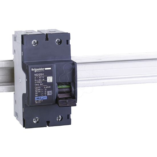 Imagem de Miniature circuit breaker Acti9 NG125H 2P 20 A C curve 36 kA IEC 60947 2