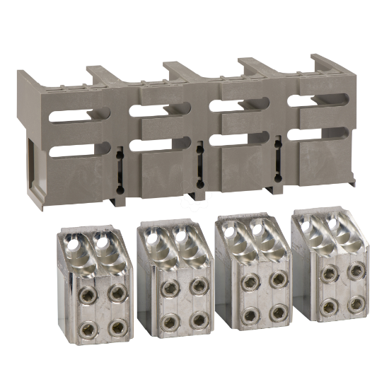 Imagem de 4 bornes de reparticao + 1 tapa bornes para 4 cabos 240 mm2   4P