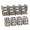 Imagem de 4 bornes de reparticao + 1 tapa bornes para 4 cabos 240 mm2   4P