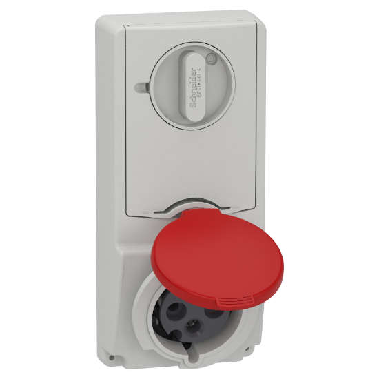 Imagem de Unika interlocked socket - 32 A - 3P + E - 380...415 V AC - IP44 - panel