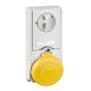 Imagem de Unika interlocked socket - 32 A - 2P + E - 100...130 V AC - IP65 - panel