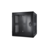 Imagem de NetShelter WX 13U c/Orificio Roscado Porta Dianteira Ventilada em Guia de Montagem Vertical em Preto