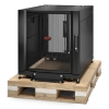 Imagem de Armario em Bastidor de Servidor NetShelter SX 12U da APC 600mm x 900mm c/ Lados em Preto Embalagem contra Choques