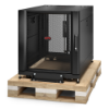 Imagem de Armario em Bastidor de Servidor NetShelter SX 12U da APC 600mm x 900mm c/ Lados em Preto Embalagem contra Choques