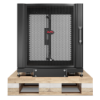 Imagem de Armario em Bastidor de Servidor NetShelter SX 12U da APC 600mm x 900mm c/ Lados em Preto Embalagem contra Choques