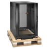 Imagem de Armario em Bastidor de Servidor NetShelter SX 18U da APC 600mm x 900mm c/ Lados em Preto Embalagem contra Choques