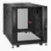 Imagem de Armario em Bastidor de Servidor NetShelter SX 12U da APC 600mm x 1070mm c/ Lados em Preto Embalagem contra Choques