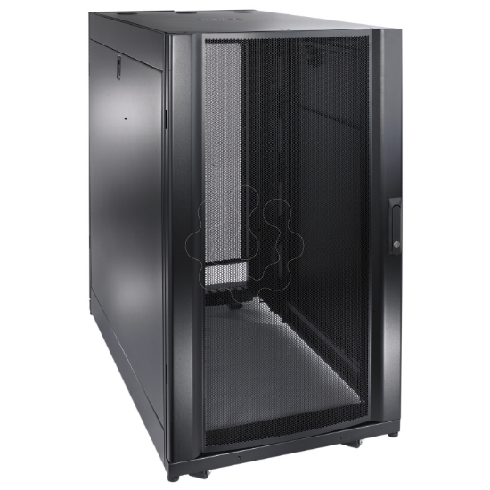 Imagem de Armario em Bastidor de Servidor NetShelter SX 24U da APC 600mm x 1070mm c/ Lados em Preto