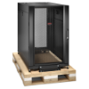 Imagem de Armario em Bastidor de Servidor NetShelter SX 18U da APC 600mm x 1070mm c/ Lados em Preto Embalagem contra Choques