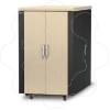 Imagem de Sala de Computadores com Isolamento Acustico Seguro NetShelter CX 24U num Armario de Caixa Internacional