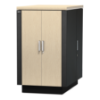 Imagem de Sala de Computadores com Isolamento Acustico Seguro NetShelter CX 24U num Armario de Caixa Internacional