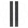 Imagem de Tampas com Dobradica para Gestor de Cabo Vertical NetShelter SX 42U com 750 mm de Largura Qtd. 2