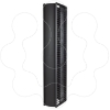 Imagem de Valueline Gestor de Cabo Vertical para Bastidores de 2 e 4 Postes 84 polegadas A x 12 polegadas L Lado Duplo com Portas