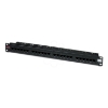 Imagem de Painel de Interconexao CAT 6 da APC 24 portas RJ45 a 110 568 A/B com codigo de cores