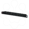 Imagem de Painel de Interconexao CAT 6 da APC 24 portas RJ45 a 110 568 A/B com codigo de cores