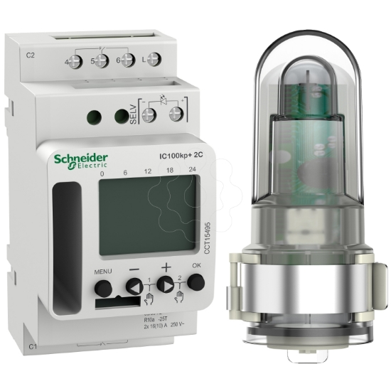 Imagem de Acti 9 IC100kp+ 2C 1   99000 lux SMART programmable twilight switch