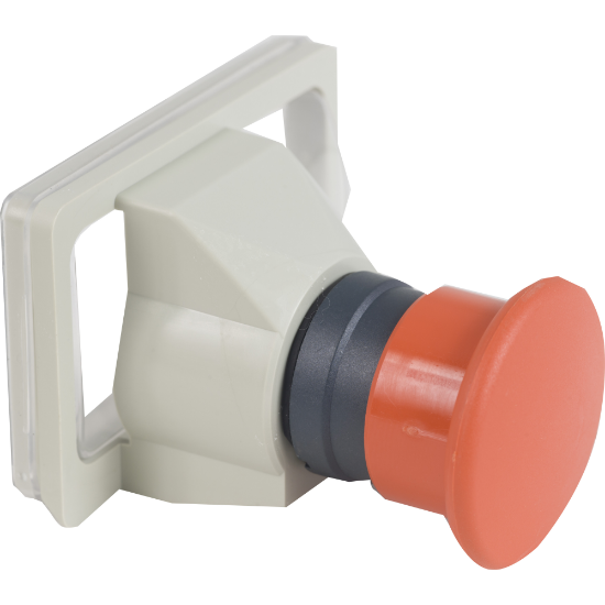 Imagem de botao de impulso O 40 mm - vermelho