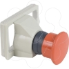 Imagem de botao de impulso O 40 mm - vermelho