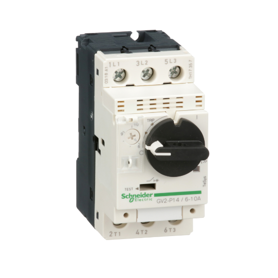 Imagem de Disjuntor-motor magnetotermico GV2P - 6/10A 50KA