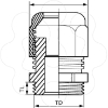 Imagem de Thorsman Glands - cable gland - grey - M25 - diameter 11 to 17