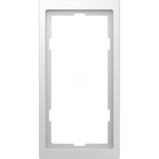 Imagem de D-Life - Quadro vert./horiz. 2 elementos para tomada de maquina de barbear - Branco