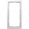 Imagem de D-Life - Quadro vert./horiz. 2 elementos para tomada de maquina de barbear - Branco