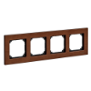 Imagem de Wood frame 4 gang Cherry wood M Elegance