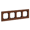 Imagem de Wood frame 4 gang Cherry wood M Elegance