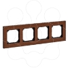 Imagem de Wood frame 4 gang Cherry wood M Elegance
