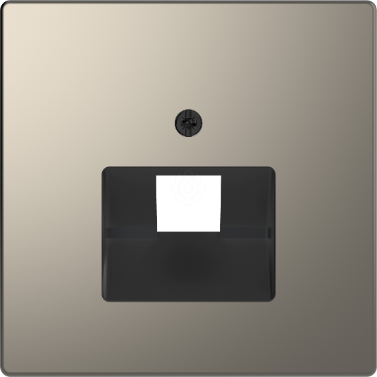 Imagem de D-Life - Centro de tomada RJ45 simples - Metal niquel