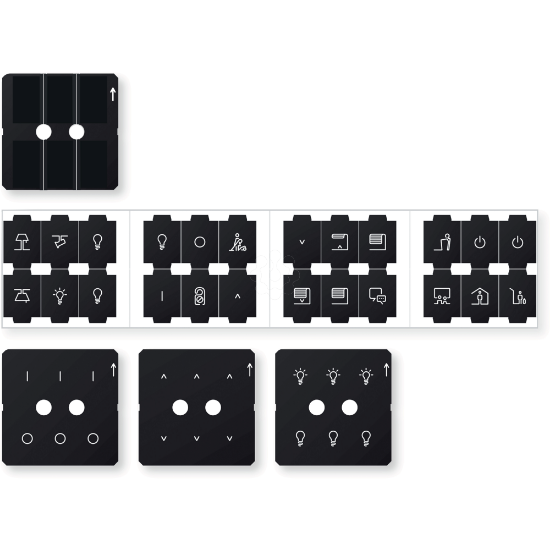 Imagem de Foil set for KNX Push button Pro System Design