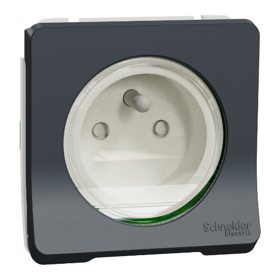 Imagem de Mureva Styl - socket-outlet - 16A - 2P + E - shutters - grey