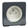 Imagem de Mureva Styl - socket-outlet - 16A - 2P + E - shutters - grey