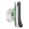 Imagem de Mureva Styl - socket-outlet - 16A - 2P + E - shutters - grey